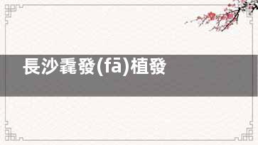 長沙毳發(fā)植發(fā)技術成熟嗎？微痛種植+低損傷技術零醫(yī)療事故，發(fā)際線種植/頭頂加密真實結果一覽！